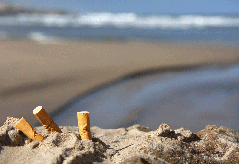 пляж для некурящих