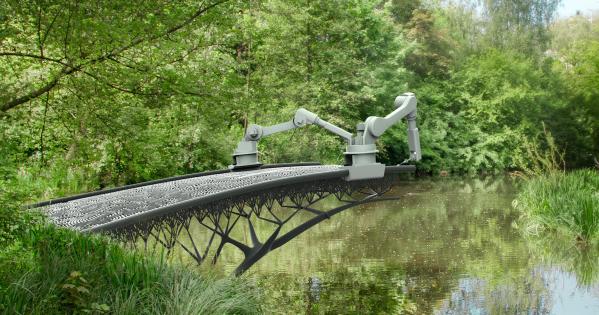 Мост из композитной стали в Амстердаме