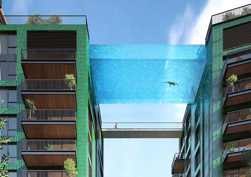 В Лондоне планируют построить стеклянный бассейн