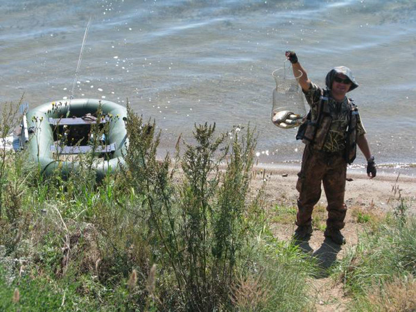 рыбалка на озере Иткуль