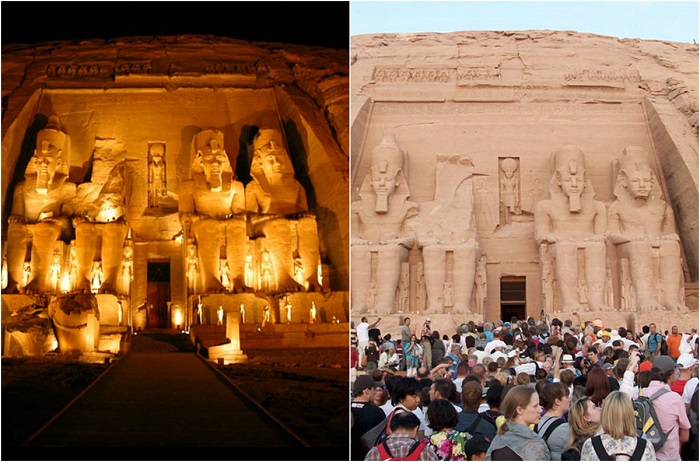 Один из самых посещаемых туристами храмов Древнего Египта.