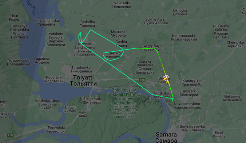 Лайнер «Аэрофлота», вылетевший в Москву из Самары, вернулся через 20 минут