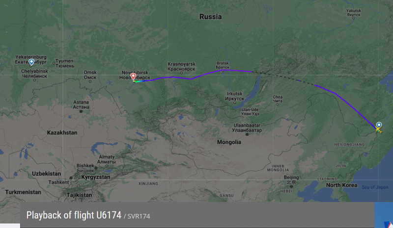 Самолет «Уральских авиалиний» совершил внеплановую посадку в Новосибирске