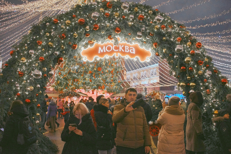 Москва и Питер встретили туристов лютыми морозами