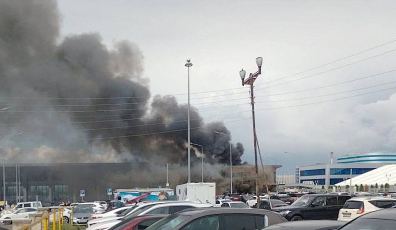 МЧС: пожар перед аэропортом Минеральных Вод ликвидирован