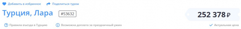 Новогодние туры в Турцию из Москвы можно купить за 30 тысяч с человека